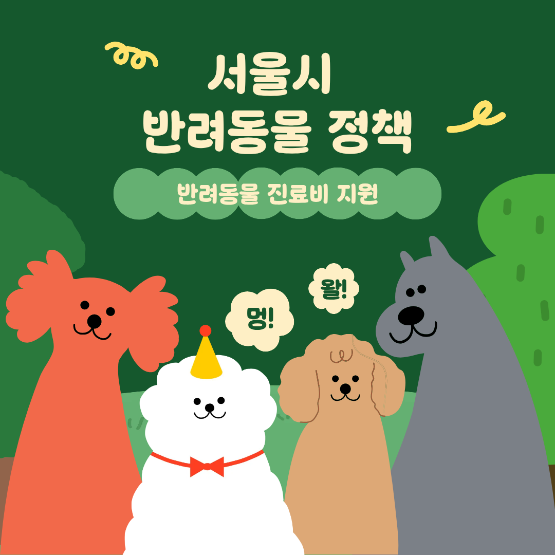 서울 반려동물 진료비 지원 최대 20만 원 받는 방법 (우리동네 동물병원)